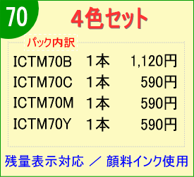 ICTM70B/C/M/Y-S 4FZbg iTCNCNj